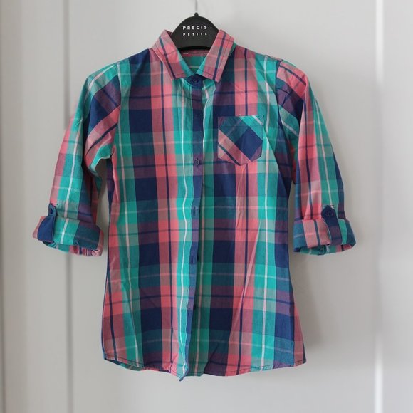 Plaid blouse - Picture 1 of 3